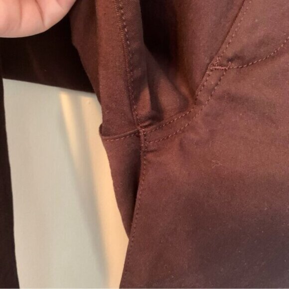 Rag & Bone Wine Black Pop Legging Lamb Leather Panel Skinny Jeans 28 - Picture 9 of 12